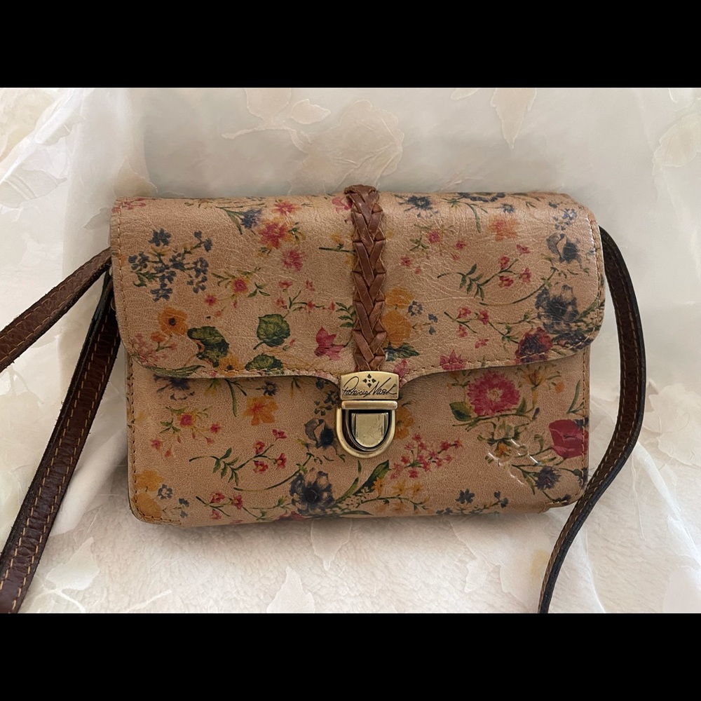 Patricia Nash Prairie Rose Organizer Crossbody